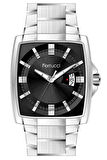 Ferrucci Dikdörtgen Büyük Kadran Takvimli Şık Erkek Kol Saati