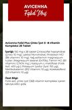 Avicenna Folid Plus Çinko İyot D -B Vitamin Kompleksi 28 Tablet
