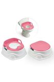 Dolu 7173 Lazımlık Adaptör Basamak 3in1 Pembe Eğitici Lazımlık 