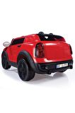 Dolu Ride On 12V Akülü Araba Minni Cooper Kırmızı 8191 Rideon