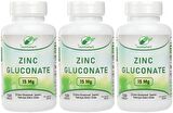 Yurdavit Çinko Glukonat 15 Mg Zinc Gluconate 3x120 Tablet 