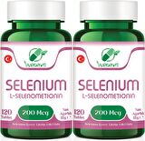 Yurdavit Selenium 200 Mcg Selenyum 2x120 Tablet L-Selenometionin 
