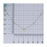 14 Ayar Altın Yunus Kolye 