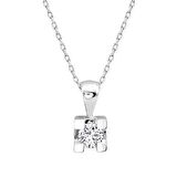 0.05ct Karat E-F VS Pırlanta Tektaş Kolye 