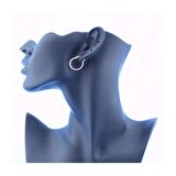  Altın Top Halka Küpe (Çapı:1.8cm) 