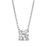 0.12ct Karat E-F vs Pırlanta Tel Tırnak Tektaş Kolye 