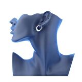 Altın Küçük Kalp Küpe (Çap: 1.6cm)