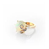 0.43 Karat Pırlantalı Opal Yüzük PY1694-4