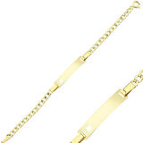 Yıldız Figürlü Altın Çocuk Künye Bileklik