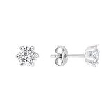 18 Ayar 0.14ct E-F vs Altı Tırnak Tektaş Küpe WPE3461