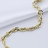 3 Renk Altın Hallow Bileklik