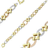 3 Renk Altın Hallow Bileklik