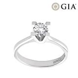 0.50 Karat E vs2 GIA Sertifikalı Pırlanta Tektaş Yüzük
