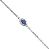 18 Ayar Altın 0.36 Karat Safir 0.05 Karat Pırlanta Bileklik