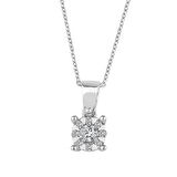 0.18 Karat Pırlanta Coronet Kolye