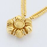 22 Ayar Altın Çiçek Kolye