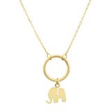 Altın Fil Kolye