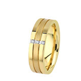 Kadın Pırlanta Tasarım Alyans -Nişan Yüzüğü