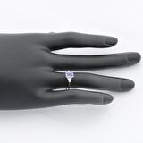  Tanzanite Taşlı Tasarım Pırlanta Yüzük