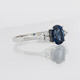 London Topaz Taşlı Pırlanta Tasarım Yüzük