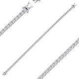 7.39ct Pırlanta Su Yolu Bileklik