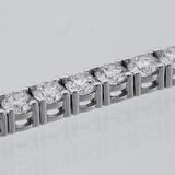 7.39ct Pırlanta Su Yolu Bileklik