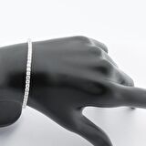 7.39ct Pırlanta Su Yolu Bileklik