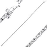 1.10ct Pırlanta Su Yolu Bileklik