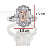 Pırlanta Tasarım Morganite Yüzük