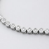 2.74ct (E-F vs) Pırlanta Su Yolu Bileklik