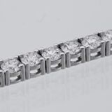 7.39ct (E-F vs) Pırlanta Su Yolu Bileklik