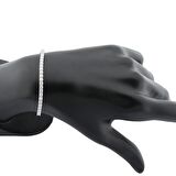 4.44ct (E-F vs) Pırlanta Suyolu Bileklik 
