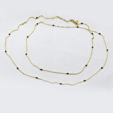 Yakut Taşlı Choker Kolye