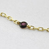 Yakut Taşlı Choker Kolye