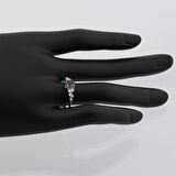 Oval Spinel Pırlanta Tektaş Yüzük