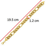 22 Ayar Altın Hallow Bileklik