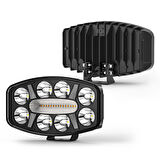 Kamyon Tır Traktör Off Road Jeep 10 inç Sis Farı Gündüz Ledli Çalışma Lambası 12-24 V