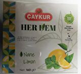 HERDEM NANE LİMON KARIŞIK BİTKİ ÇAYI 160 GR (Bardak Poşet Çay)