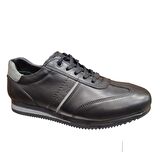 KOMCERO 4Y1543 İNCE TABAN ERKEK DERİ SNEAKERS SPOR AYAKKABI
