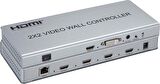 Gplus FHDVW242 2x2 Video Wall Controller Duvar Ekran Genişletici