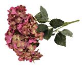 Yapay Çiçek Ortanca Çiçeği Pembe Koyu  50 cm