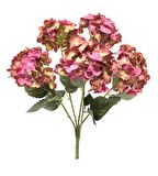 Yapay Çiçek Ortanca Çiçeği Pembe Koyu  50 cm