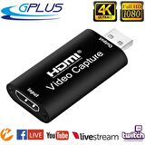Gplus 4KVC200 HDMI PS4 Xbox Gamer USB Video Capture Kartı