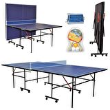 Dynamic Sport 12mm Katlanabilir Masa Tenisi Masası - 2 Raket 3 Top ve Ağ & Demir Set Hediyeli