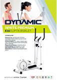 Dynamic E16 Eliptik Kondisyon Bisikleti Beyaz