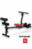 Dynamic Rw640 Amortisörlü Kondisyon Küreği 12 Kademe Direnç Ayarlı Sırt Destekli Eğim Ayarı Yapılabilir