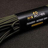 Polyester Paracord İp 4 mm Haki 30 Metre