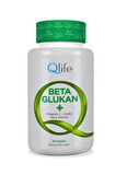 Qlife Beta Glukan Vitamin C - Çinko - Kara Mürver 30 Kapsül