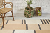 Eko Brooklyn Hasır Görünümlü Kaymaz Renkli Dokuma Modern Kilim BRK14