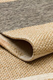 Eko Brooklyn Hasır Görünümlü Kaymaz Renkli Dokuma Modern Kilim BRK06